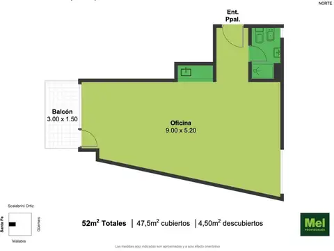 Av Santa Fe 3700, Piso 3