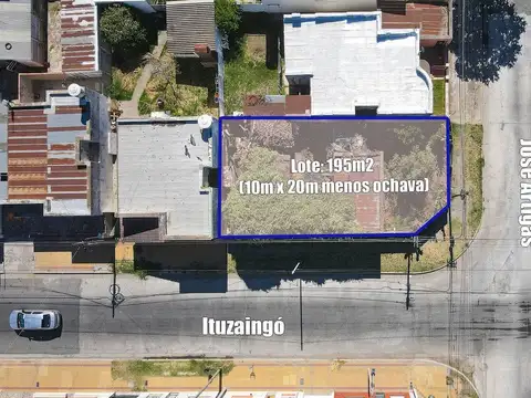 VENTA LOTE BUENA UBICACIÓN CONSTRUCCIÓN A DEMOLER