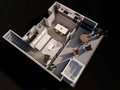 DEPARTAMENTO EN VENTA VILLA ORTUZAR BALCON TERRAZA