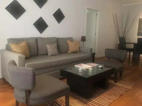 Departamento en Alquiler Amoblado  2 Dormitorios con cochera Edificio Bayres