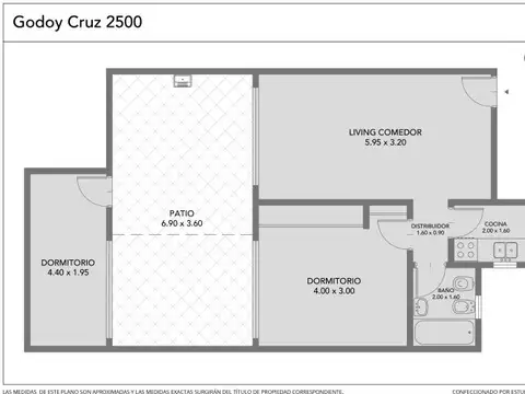 Departamento en Venta de 3 ambientes