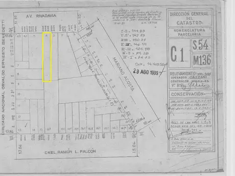 Terreno en Venta en Velez Sarsfield, USD 790.000