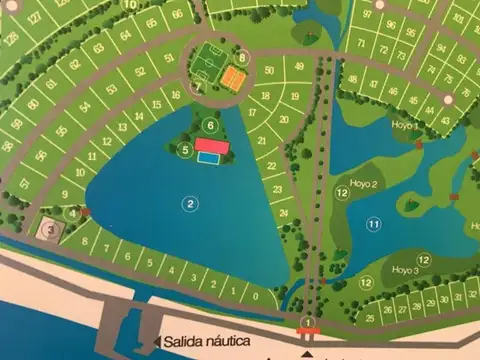 Frente a la Laguna Puerto