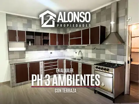 ALQUILER PH 3 AMBIENTES CON TERRAZA EN LANÚS OESTE