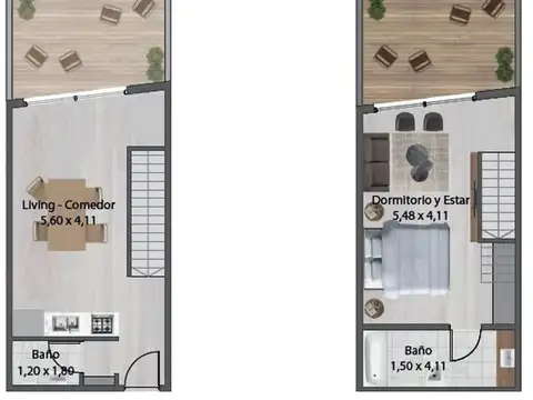 Departamento en Venta de 2 ambientes