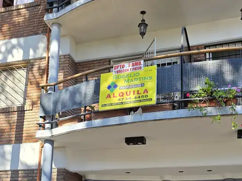 DEPARTAMENTO 3 AMBIENTES CON BALCON Y PATIO, AL FRENTE, A 400 MTS ESTACION CASEROS  