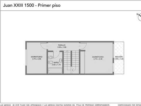 Depto Tipo Casa 4 ambientes con 1 baño