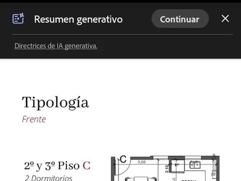 Departamento en Venta con 1 cocheras