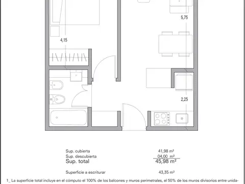 Departamento en Venta en Palermo, USD 200.392
