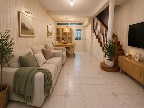 RETASADA  Venta de Casa 3 ambientes Con Cochera, Patio y Parrilla en Flores