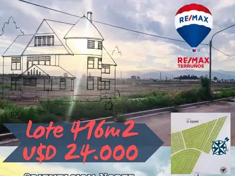 Venta Lote 416m2 Buena Nueva, Guyamallen mendoza