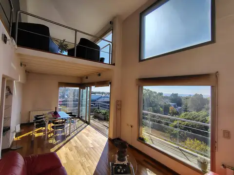 Espectacular duplex con vista al rio en Olivos
