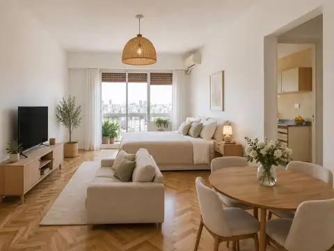 Caballito Venta Monoambiente Reciclado Piso 18 Apto Profesional Vista 180 grados