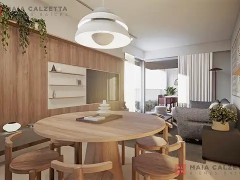 TRES AMBIENTES CON BALCÓN TERRAZA Y PARRILLA