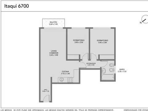Departamento en Venta de 3 ambientes