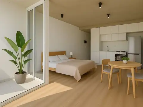 Monoambiente con balcón a estrenar