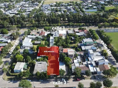 TERRENO EN VENTA - B° NORTE - Avellaneda Sta. Fe. 