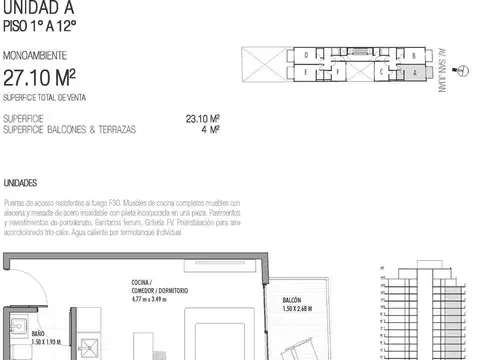 Departamento en Venta al Norte