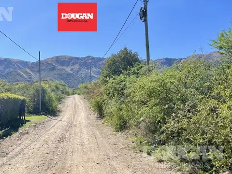 Tres parcelas en venta sobre calle el poleo - cerro de oro / merlo san luis