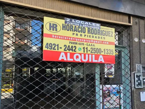 Amplio Local sobre Av la Plata a mts de Pavon