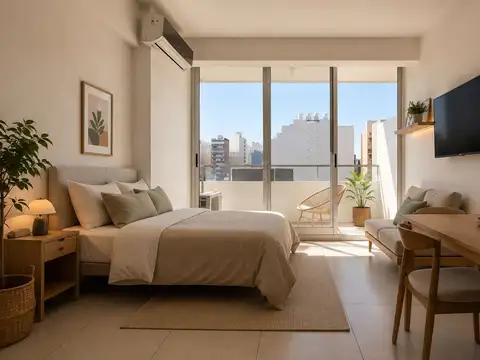 Departamento Monoambiente con 1 baño