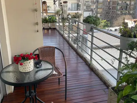 4 AMBIENTES C/DEPENDENCIA C/FTE C/BALCON - COCHERA - BAULERA Y AMENITIES