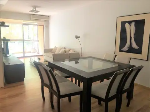 Alquiler temporario 3 ambientes amoblado y equipado con balcón terraza y pileta