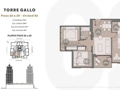 Departamento en Venta Apto profesional