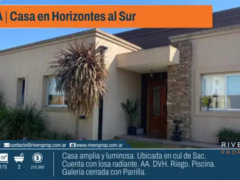 Venta - Lote a Laguna - Horizontes al Sur 