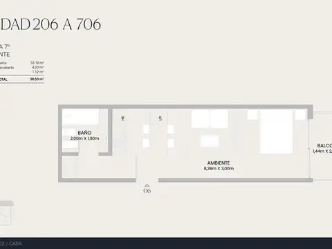 Departamento en Venta al Norte