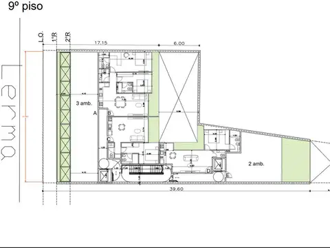 Departamento en Venta de 3 ambientes