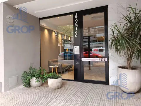 Alquiler departamento 2 ambientes. Cochera fija.Balcón.Amenities. Almagro. Apto profesional. Nuevo