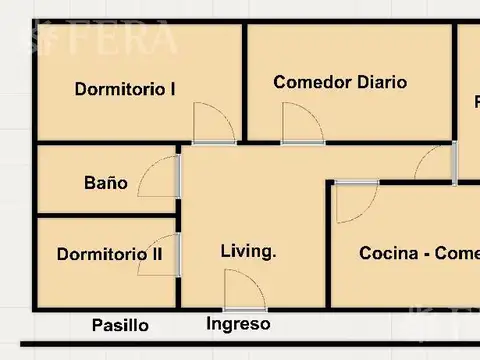 Depto Tipo Casa en Venta de 3 ambientes