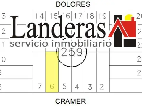 Lote de 500 m2 a nueve cuadras del mar 