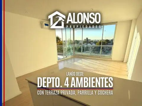 VENTA - DEPTO. 4 AMBIENTES CON TERRAZA PRIVADA - LANUSITA