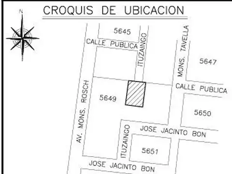 Terreno en Venta 33  mts Fondo