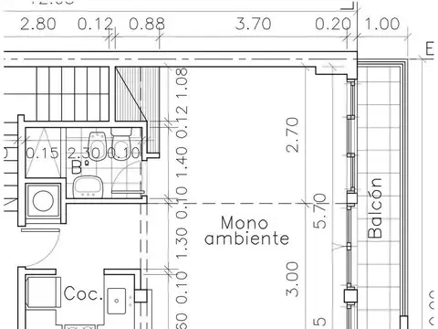 Departamento en Venta de Monoambiente