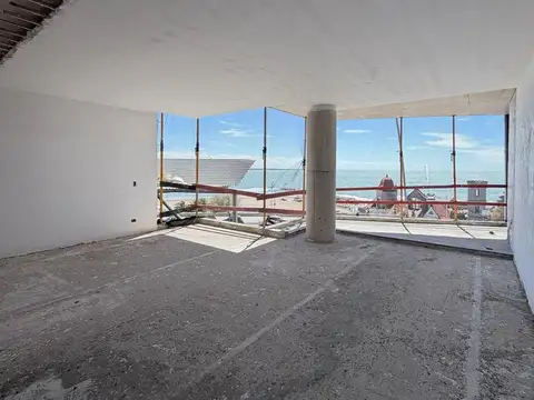 Departamento en obra, 3 ambientes . Frente al mar