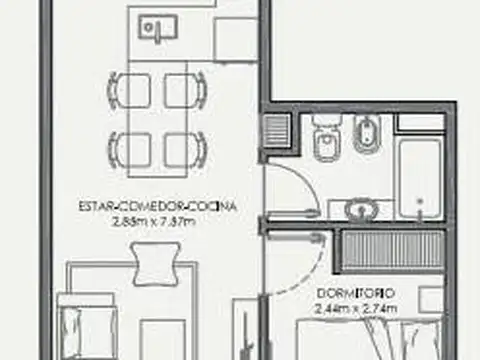 Departamento en Venta al Noreste