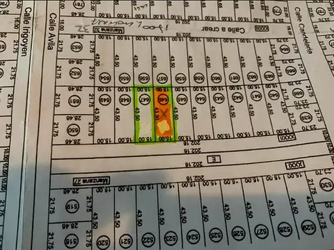 Terreno en Venta de 652,0 m2