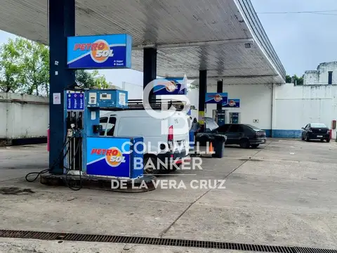 Estacion de Servicios Dual en funcionamiento