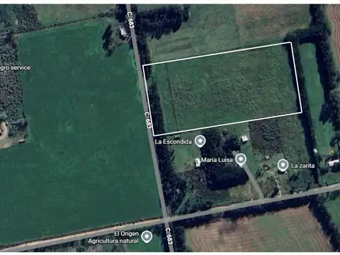 Hermosa chacra en un amplio entorno natural a metros de RP 41 en Mercedes