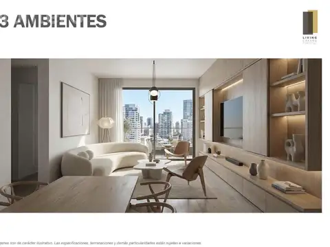 Departamento 4 ambientes con 2 baños