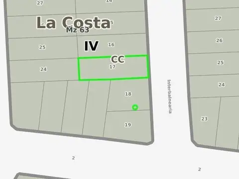 Avenida Interbalnearia Interna e/ Avenida 1 y Avenida 2