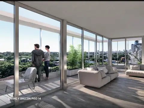 2 Ambientes Premium Primera Línea al Río de la Plata en Nuñez