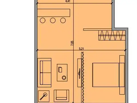 Departamento en Venta Apto profesional