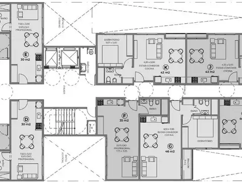 Departamento en Venta de Monoambiente