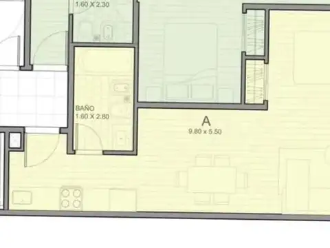 Departamento en Venta en Belgrano, USD 110.000