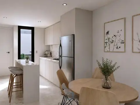 Departamento de 1 dorm c/ balcón y asador en General Paz - Emola 1