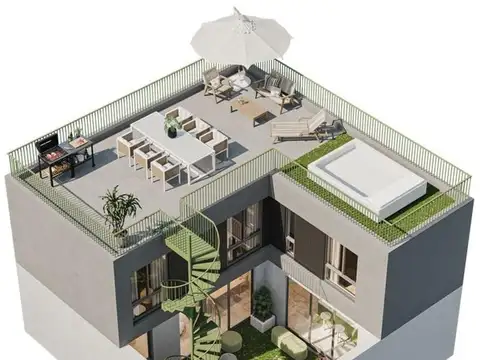 Depto Tipo Casa en Venta de 3 dormitorios